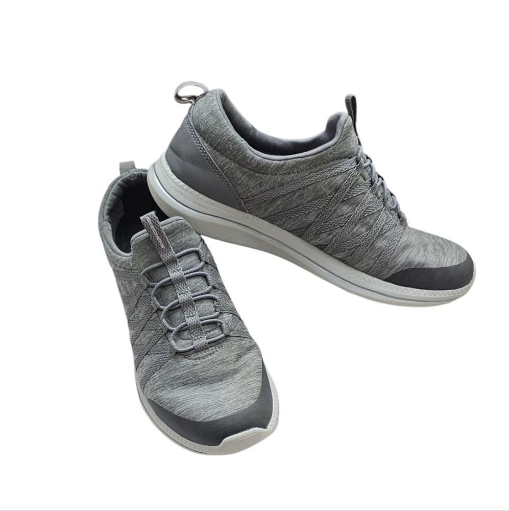 Skechers Memory Foam Women's Gray Sneakers - Picture 2 of 7